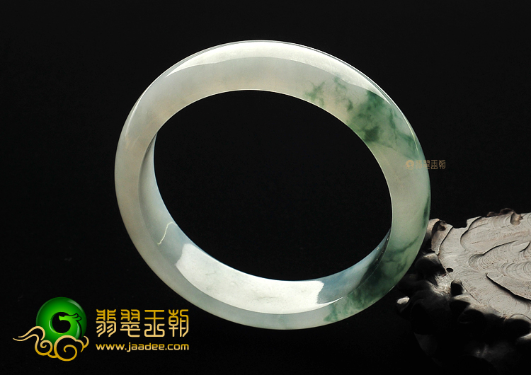 糯冰种飘花手镯(57.2mm)