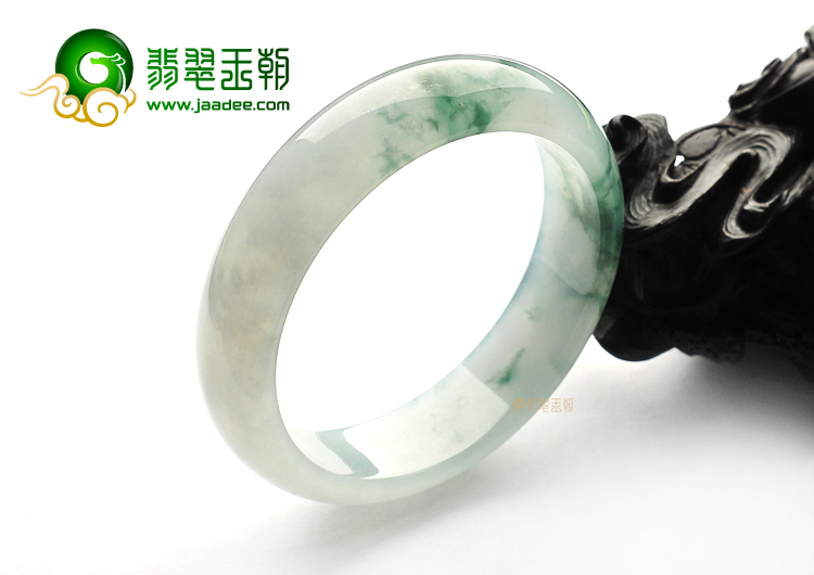 糯冰种飘花手镯(57.2mm)