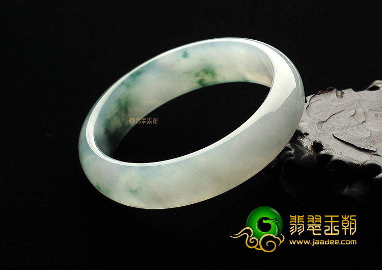 糯冰种飘花手镯(57.2mm)