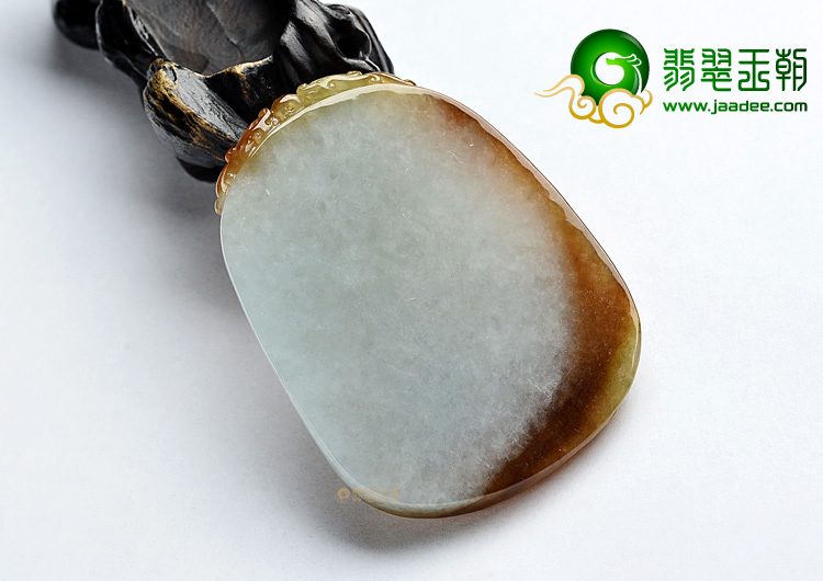 (超值推荐)糯冰种红黄翡玉佛挂件