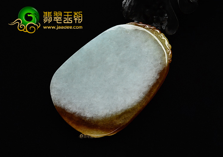 (超值推荐)糯冰种红黄翡玉佛挂件