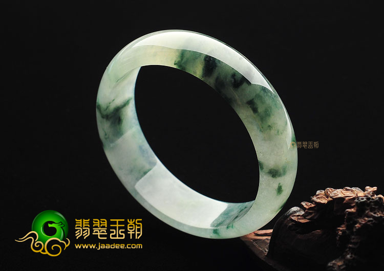 (超值推荐)冰种飘花手镯(58.9mm)