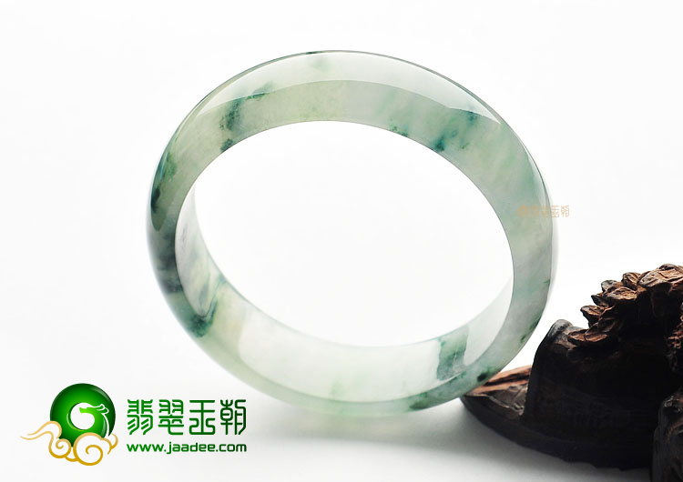 (超值推荐)冰种飘花手镯(58.9mm)