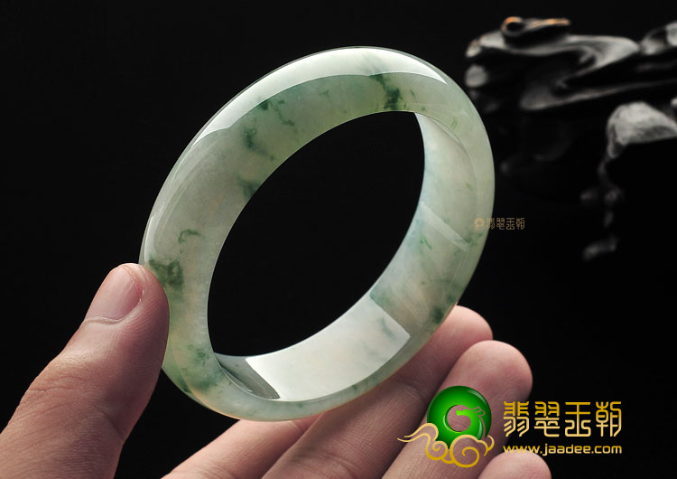 冰种飘花手镯(58.5mm)
