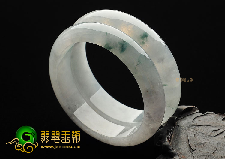 (超值推荐)冰种飘花手镯(59.1mm/58.9mm一起走)