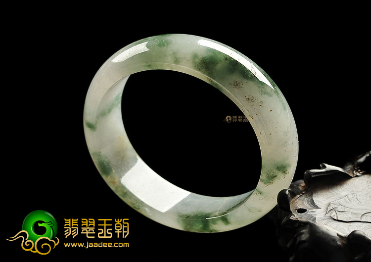 冰种飘花贵妃镯(56mm-48.9mm)