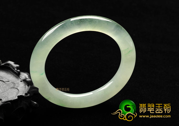 (超值推荐)冰种晴水圆条手镯(53mm)