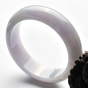 糯冰种紫罗兰手镯(58.1mm)