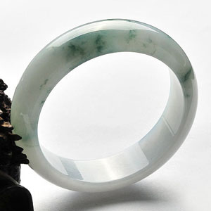 糯冰种飘花手镯(54.4mm)