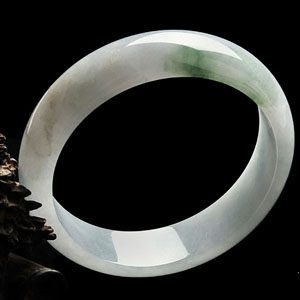 糯冰种飘花手镯(59.2mm)