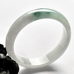 糯冰种飘花手镯(59.2mm)