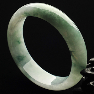 糯冰种飘花手镯(56.7mm)