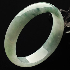 糯冰种飘花手镯(56.7mm)