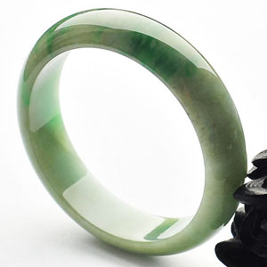 糯冰种飘花手镯(56.9mm)