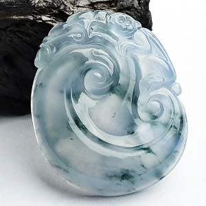 (超值推荐)冰种飘花如意挂件