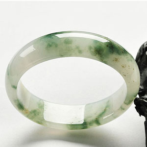 冰种飘花贵妃镯(56mm-48.9mm)
