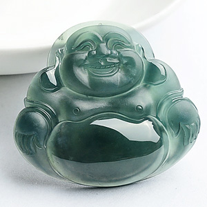 (超值推荐)冰种蓝水玉佛挂件