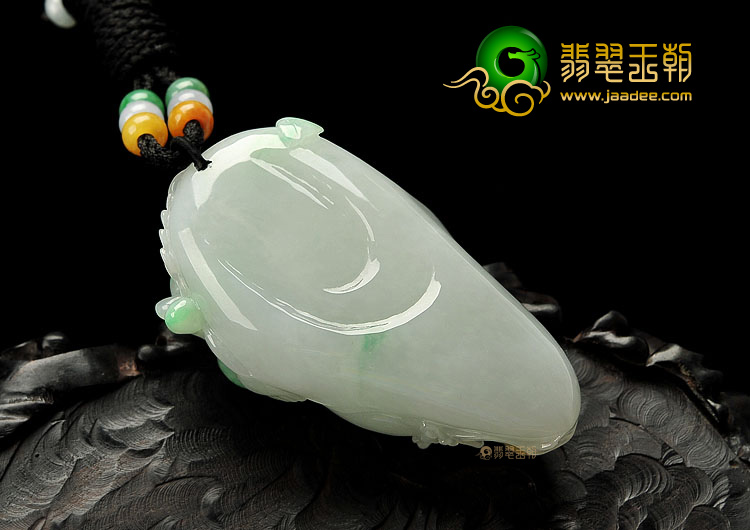 (超值推荐)糯冰种三彩纳福挂件