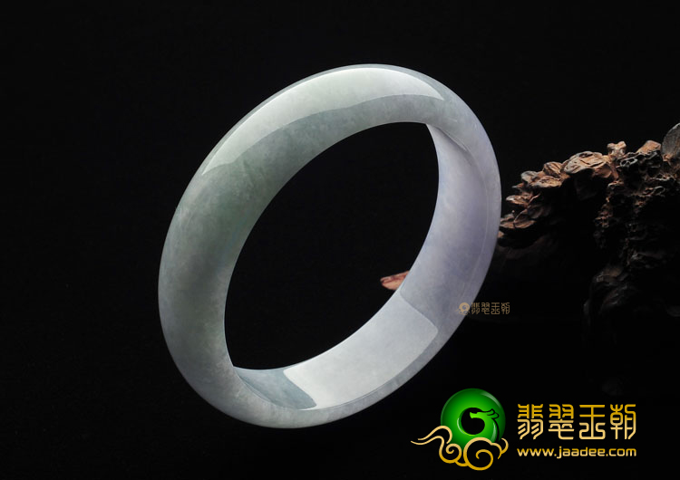(超值推荐)糯冰种淡紫罗兰手镯(57.6mm)