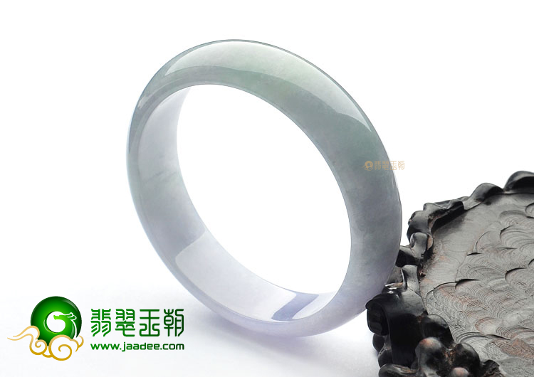 (超值推荐)糯冰种淡紫罗兰手镯(57.6mm)