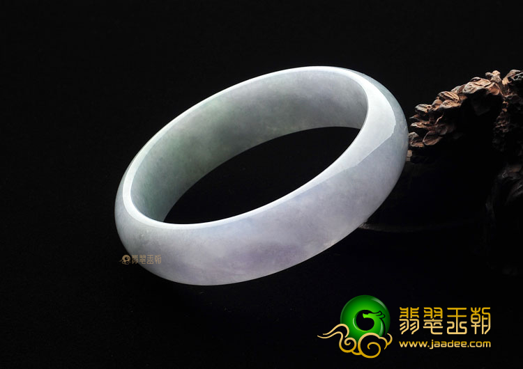 (超值推荐)糯冰种淡紫罗兰手镯(57.6mm)