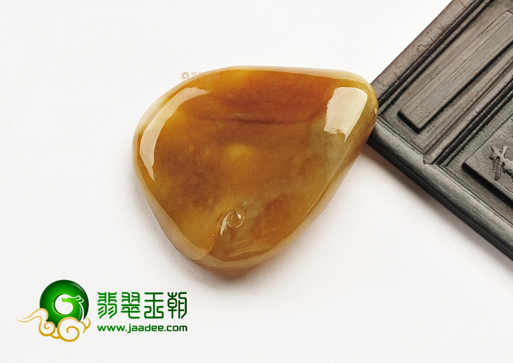 (超值推荐)冰种褐黄翡玉鼠运财挂件