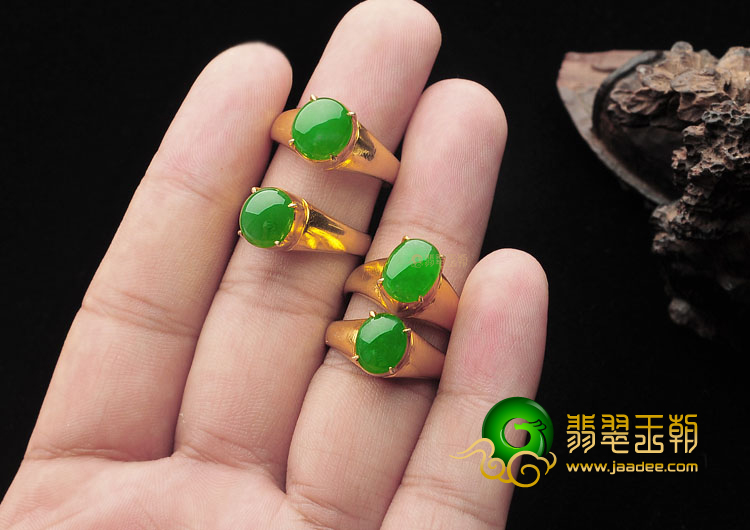 (超值推荐)冰种翠色戒面(一批走)