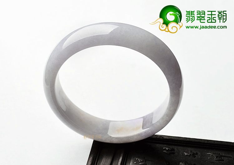 糯冰种紫罗兰飘花手镯(60.5mm)