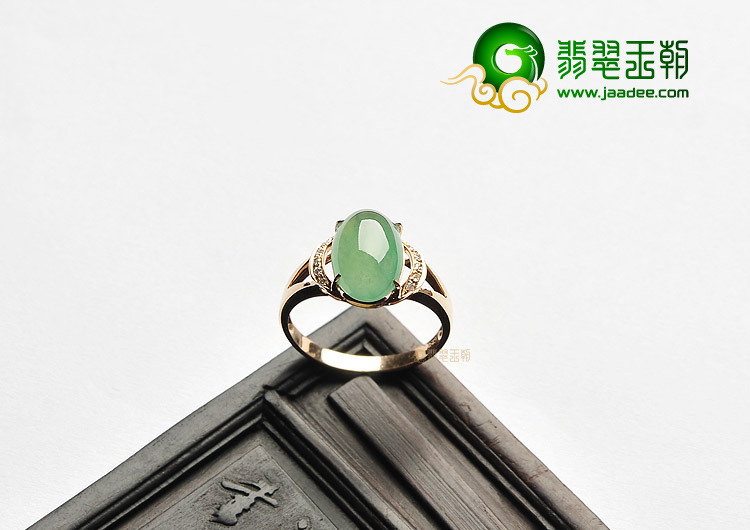 （一口价扫货）冰种晴水镶玫瑰金钻石戒指
