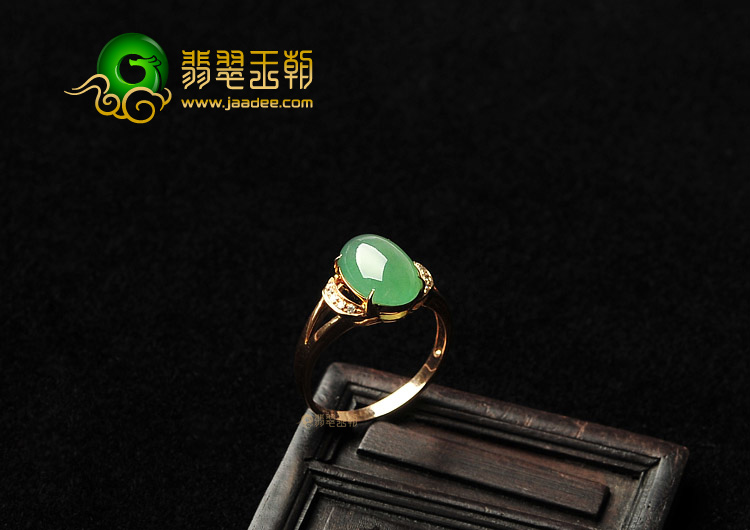 （一口价扫货）冰种晴水镶玫瑰金钻石戒指