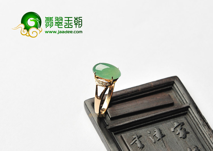 （一口价扫货）冰种晴水镶玫瑰金钻石戒指