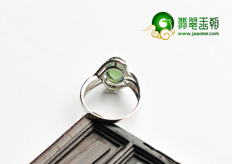 （一口价扫货）冰种晴水镶白金钻石戒指