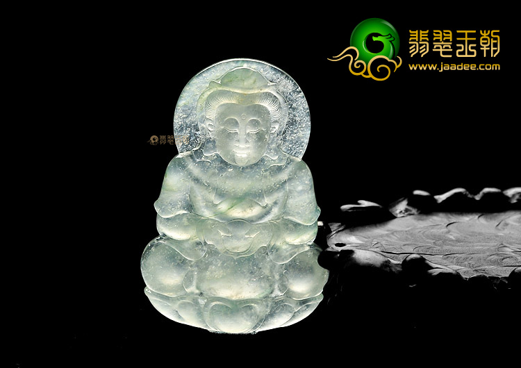 冰种晴水观音挂件