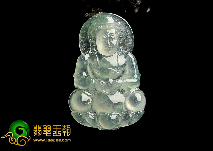 冰种晴水观音挂件