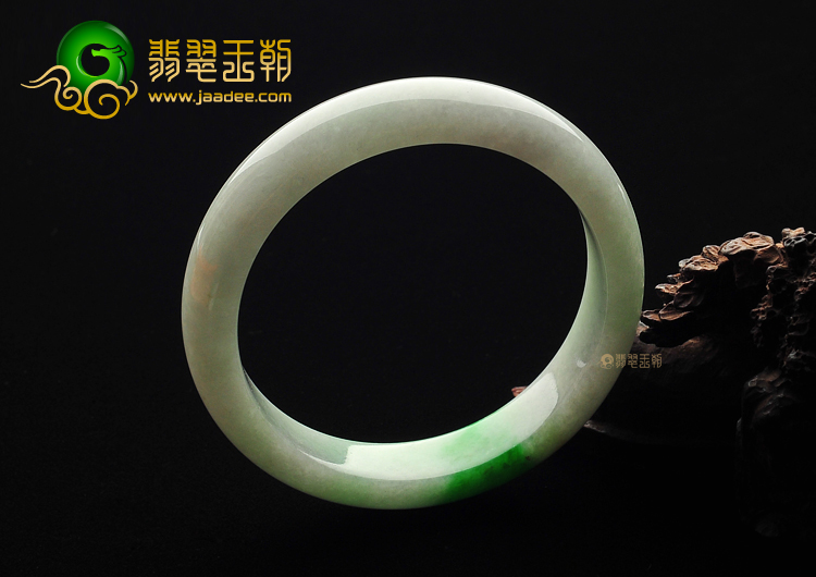 糯冰种飘翠手镯(56.1mm)