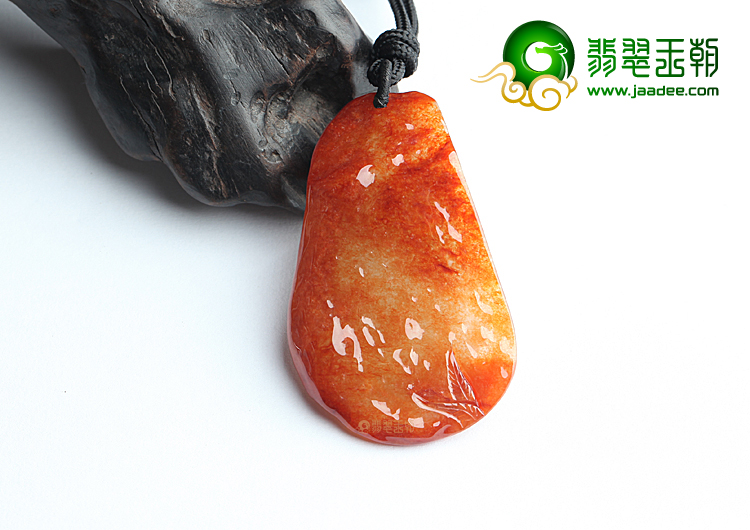 糯冰种晴水红翡一品清廉挂件