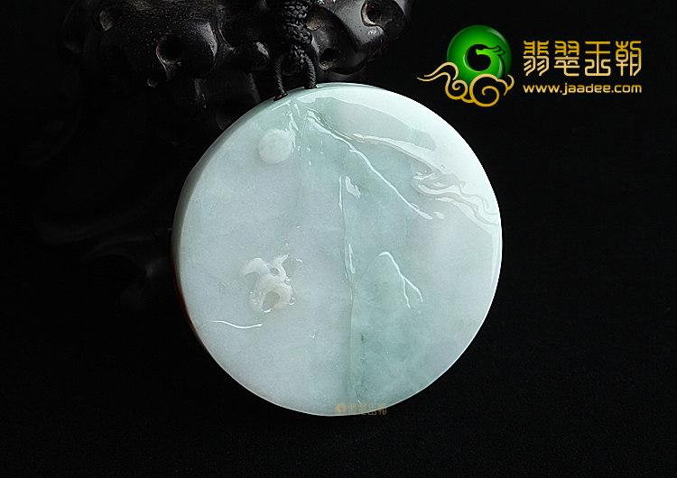 （一口价扫货）糯冰种晴水红翡望月挂件