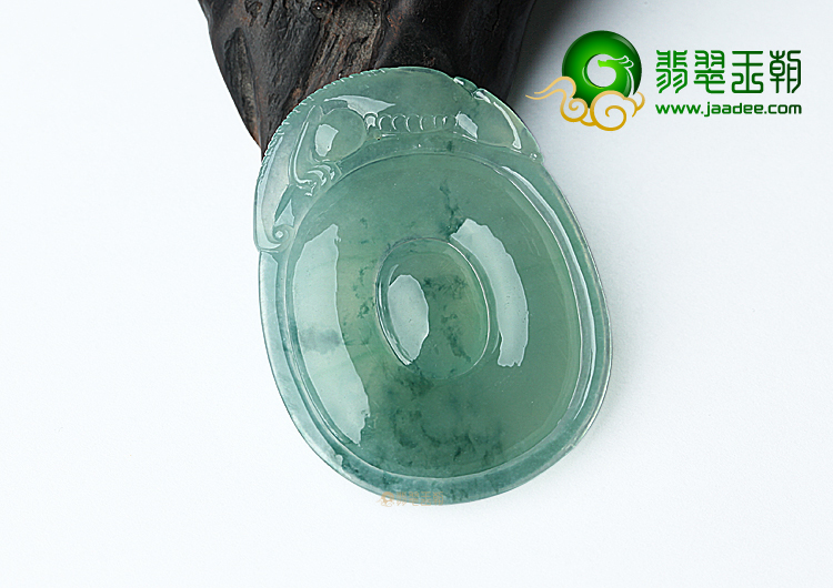 冰种晴水飘花福在眼前挂件