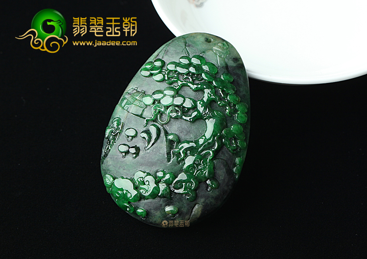 细糯种癣加绿财运亨通挂件