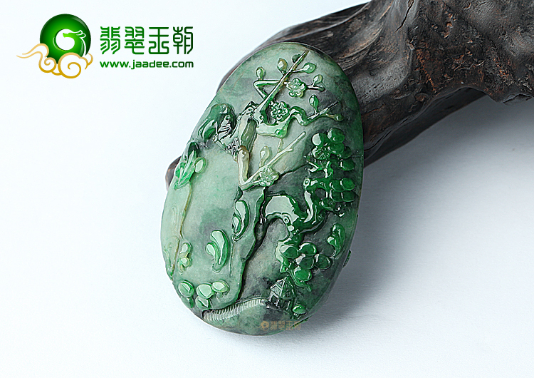 细糯种癣加绿财运亨通挂件