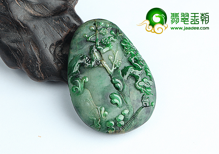 细糯种癣加绿财运亨通挂件