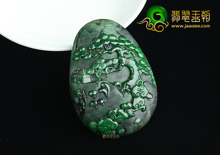 细糯种癣加绿财运亨通挂件