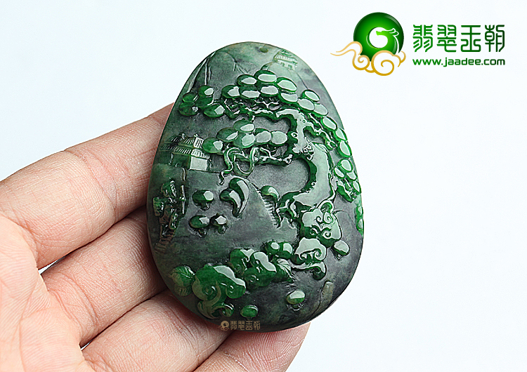 细糯种癣加绿财运亨通挂件