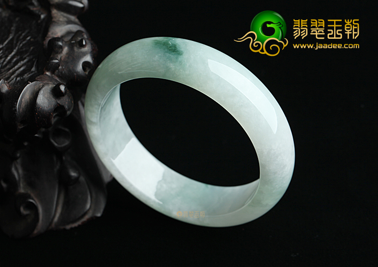 (超值推荐)糯冰种飘花手镯59mm