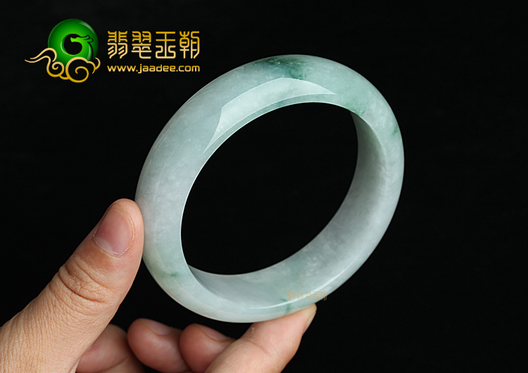(超值推荐)糯冰种飘花手镯59mm