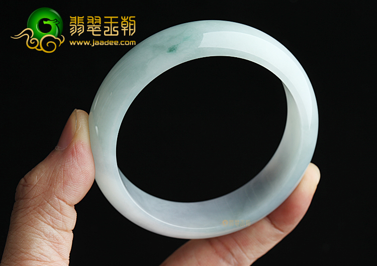 (超值推荐)糯冰种淡紫罗兰手镯（59.6mm）