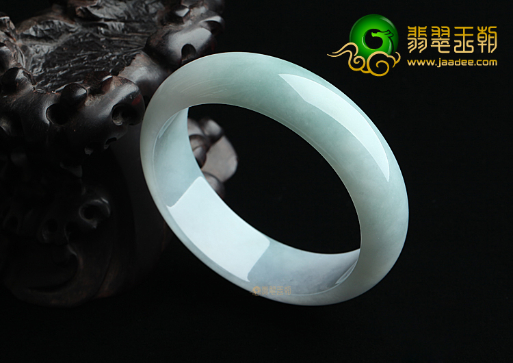 (超值推荐)糯冰种淡紫罗兰手镯（59.6mm）