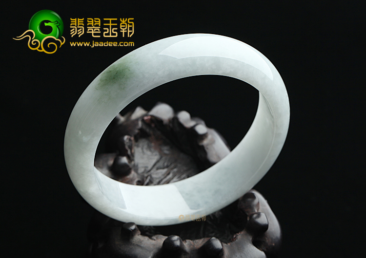 (超值推荐)细糯种晴水飘花手镯（55.1mm）