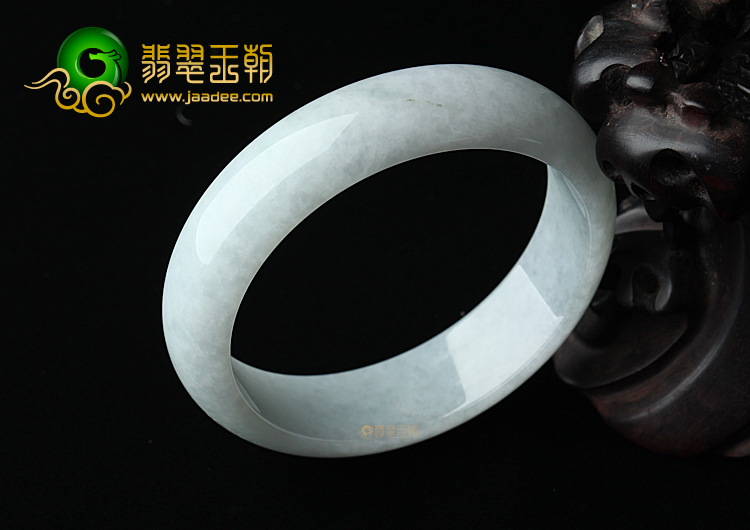 (超值推荐)细糯种晴水飘花手镯（55.1mm）