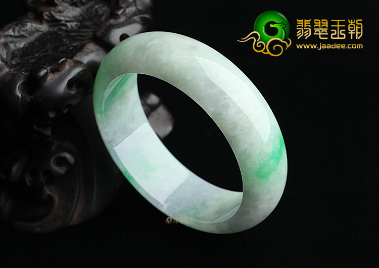 糯冰种春带彩手镯（60.1mm）
